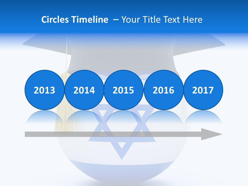 Ribbon Celebration White PowerPoint Template