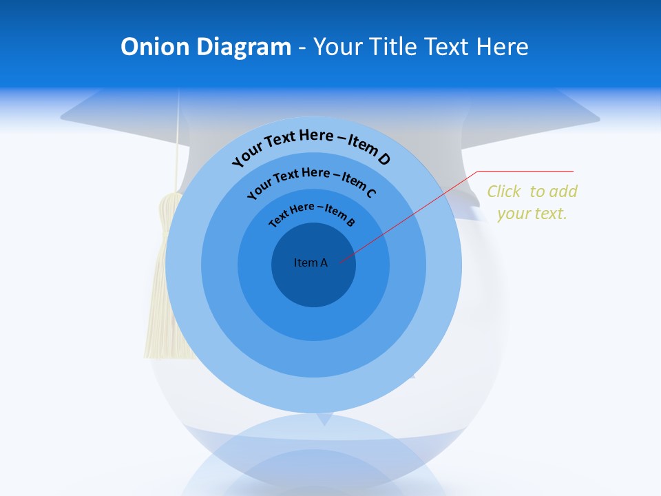 Ribbon Celebration White PowerPoint Template