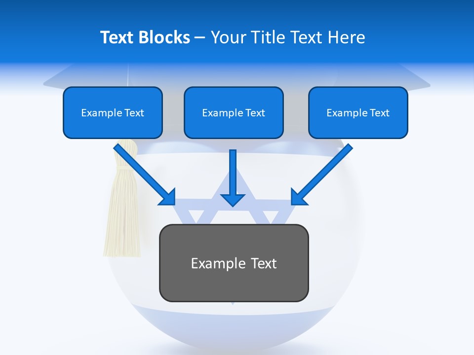 Ribbon Celebration White PowerPoint Template
