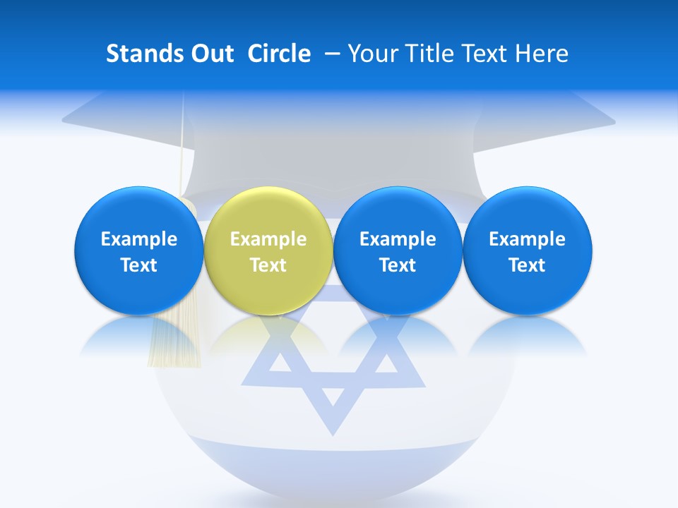 Ribbon Celebration White PowerPoint Template