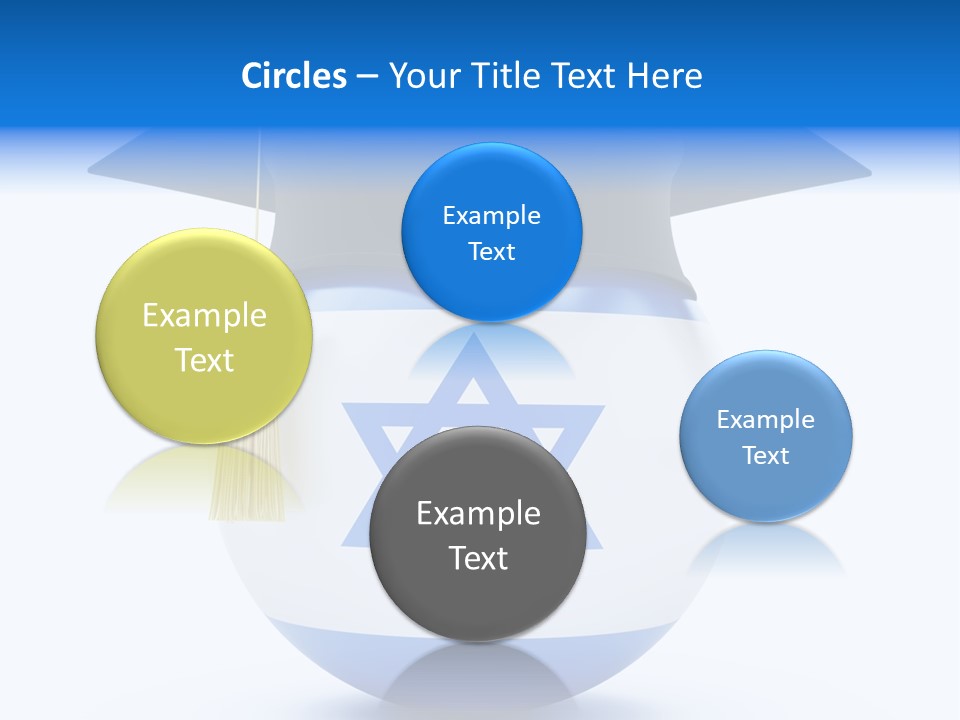 Ribbon Celebration White PowerPoint Template