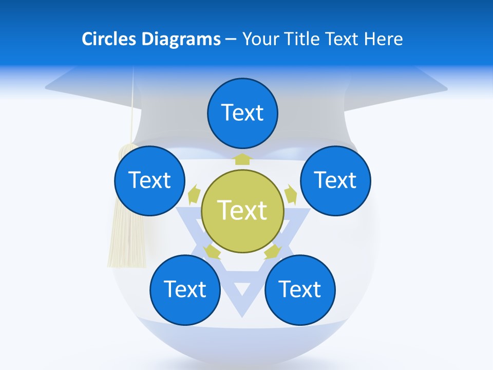 Ribbon Celebration White PowerPoint Template