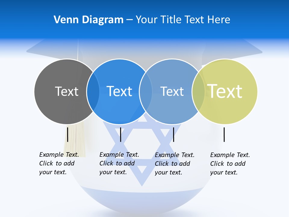 Ribbon Celebration White PowerPoint Template