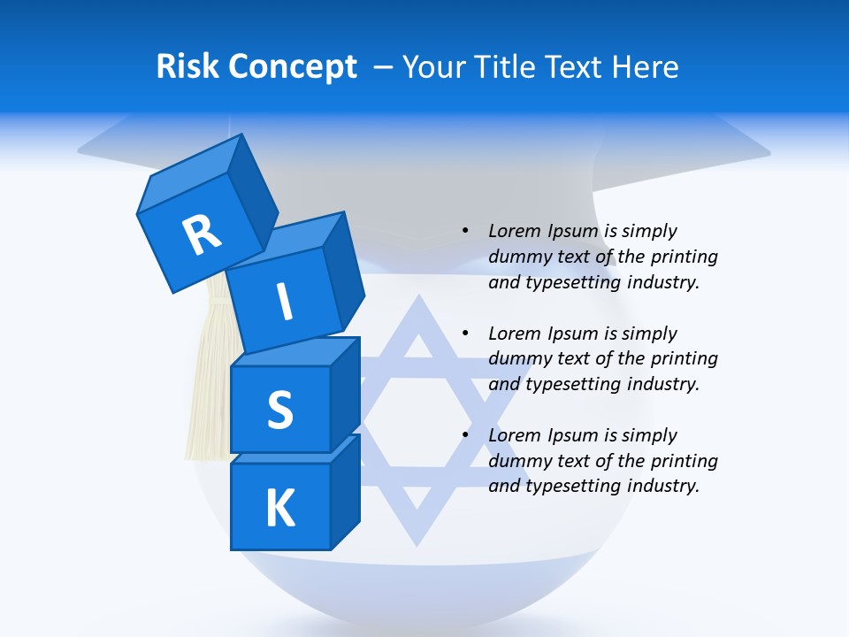 Ribbon Celebration White PowerPoint Template