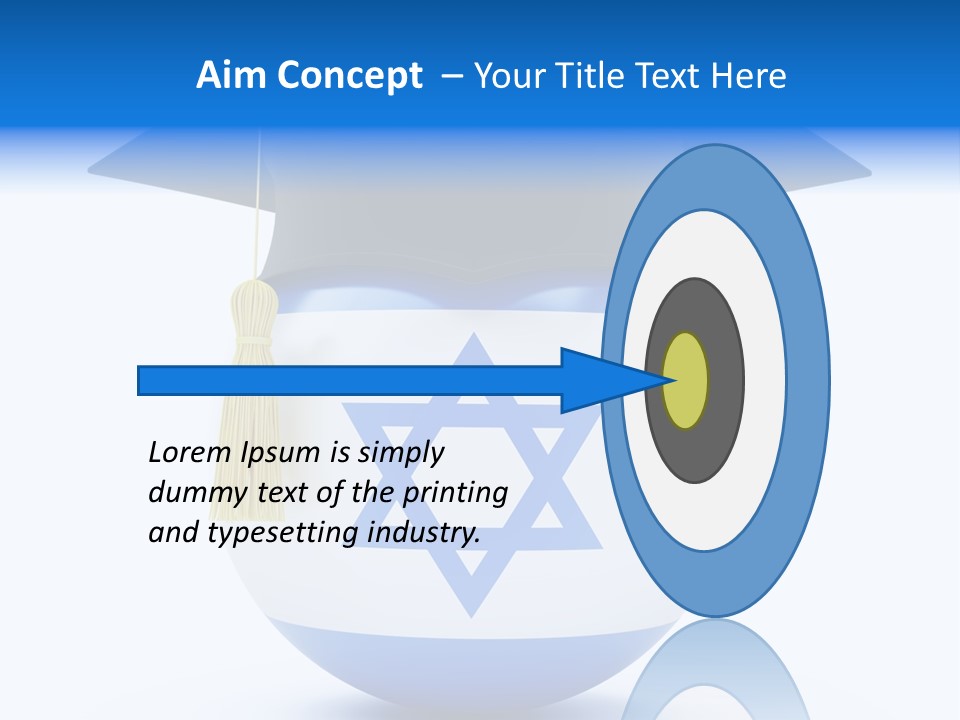 Ribbon Celebration White PowerPoint Template