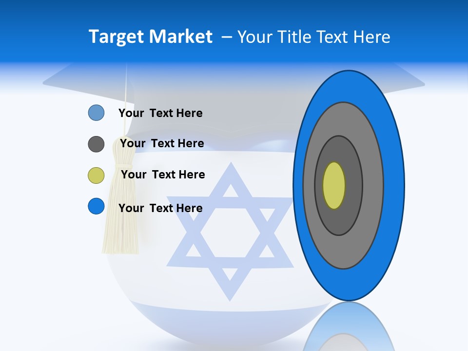 Ribbon Celebration White PowerPoint Template