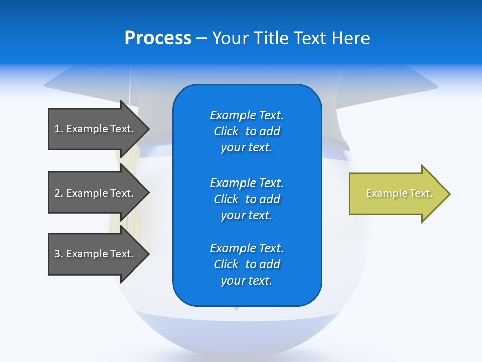 Ribbon Celebration White PowerPoint Template