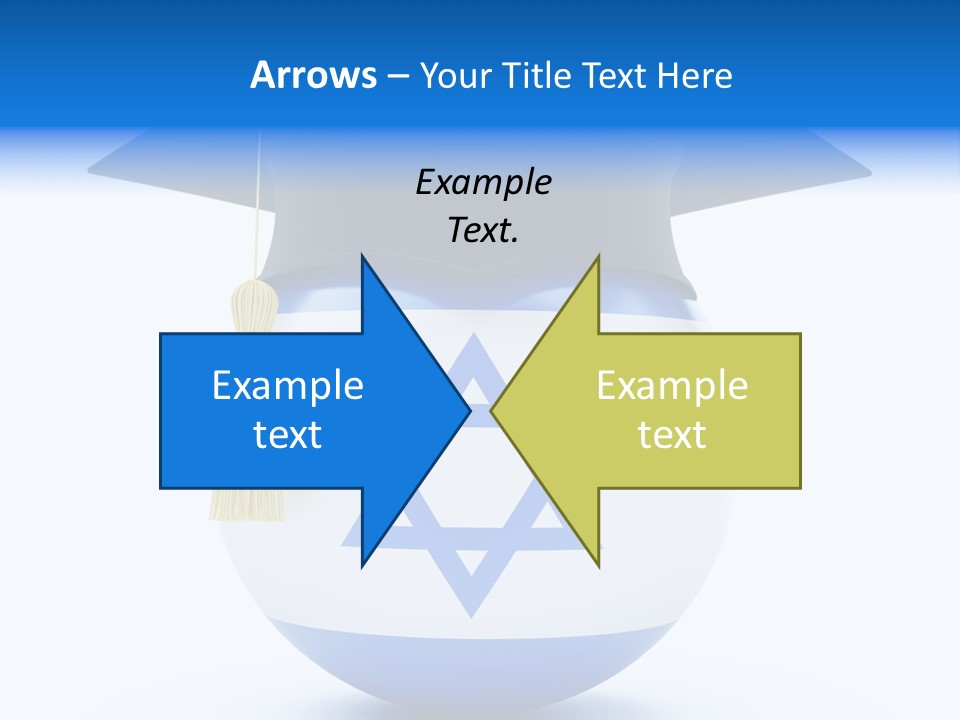 Ribbon Celebration White PowerPoint Template