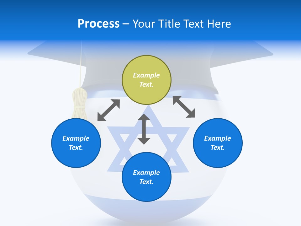 Ribbon Celebration White PowerPoint Template