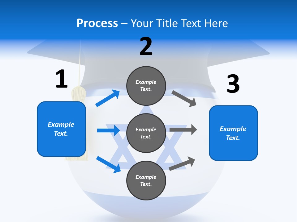 Ribbon Celebration White PowerPoint Template