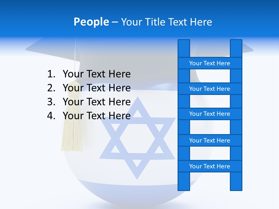 Ribbon Celebration White PowerPoint Template
