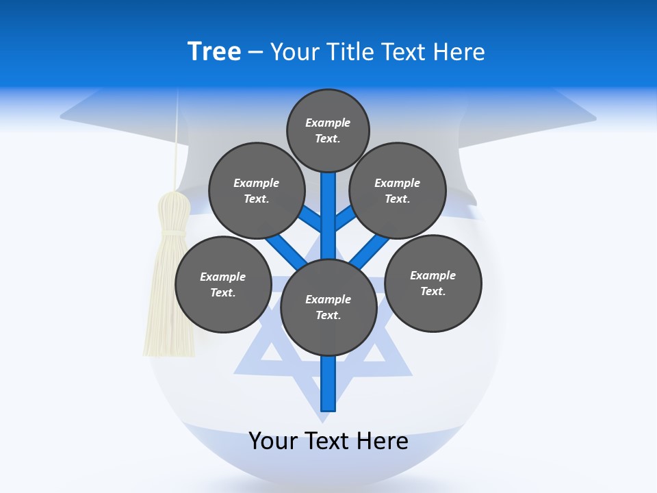 Ribbon Celebration White PowerPoint Template