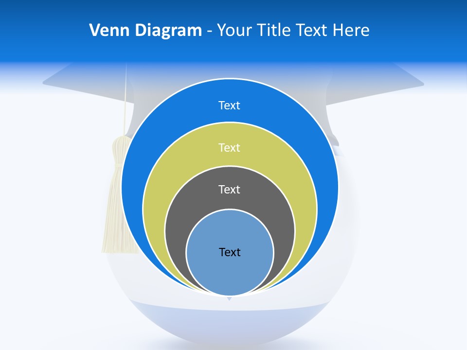 Ribbon Celebration White PowerPoint Template