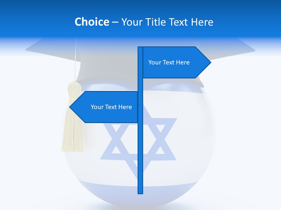 Ribbon Celebration White PowerPoint Template