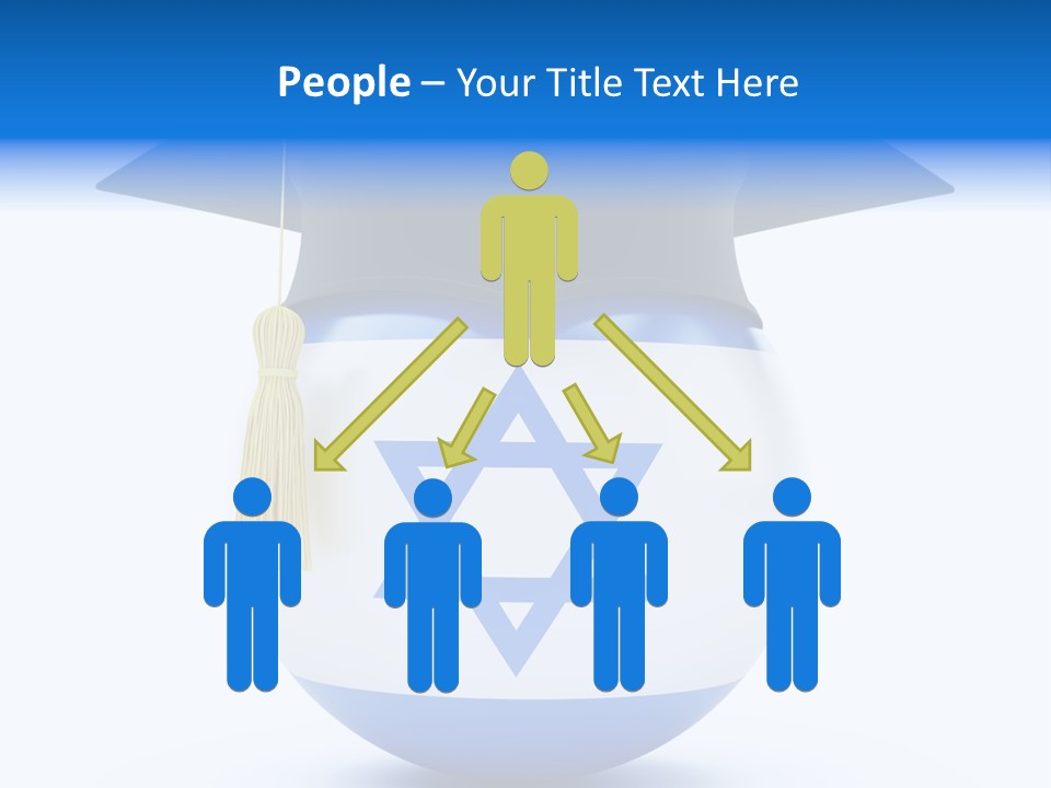 Ribbon Celebration White PowerPoint Template