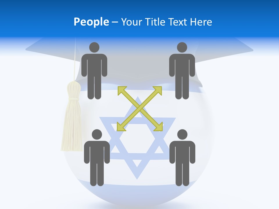 Ribbon Celebration White PowerPoint Template