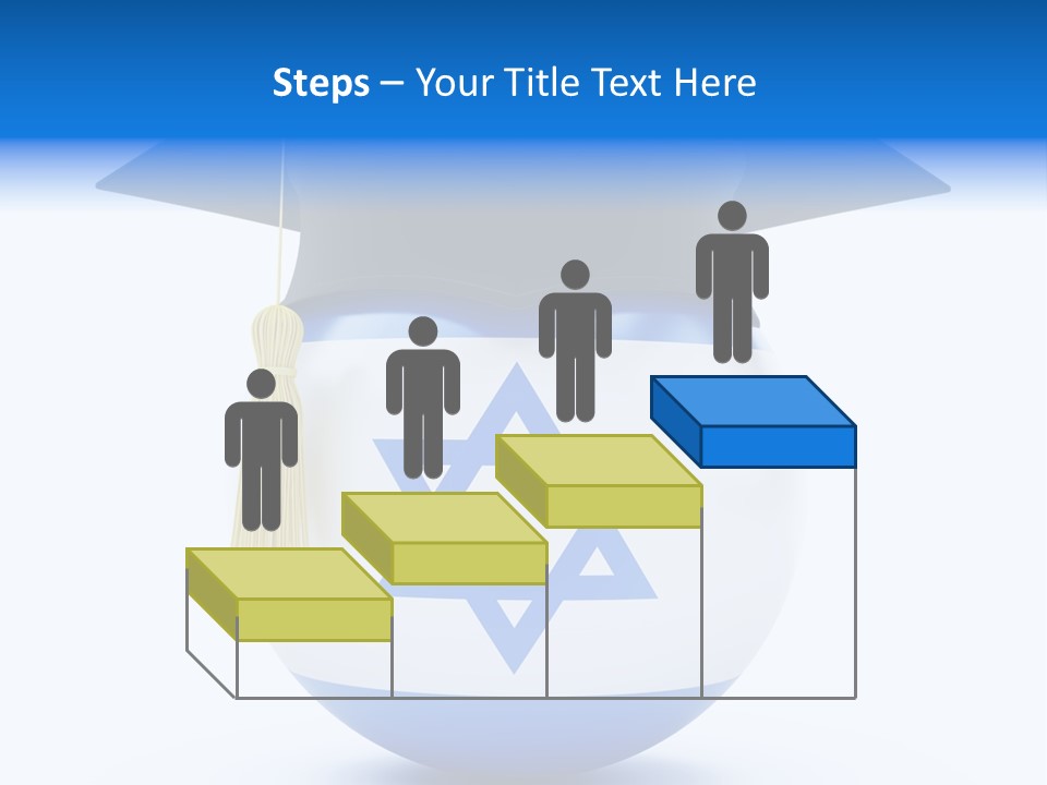 Ribbon Celebration White PowerPoint Template