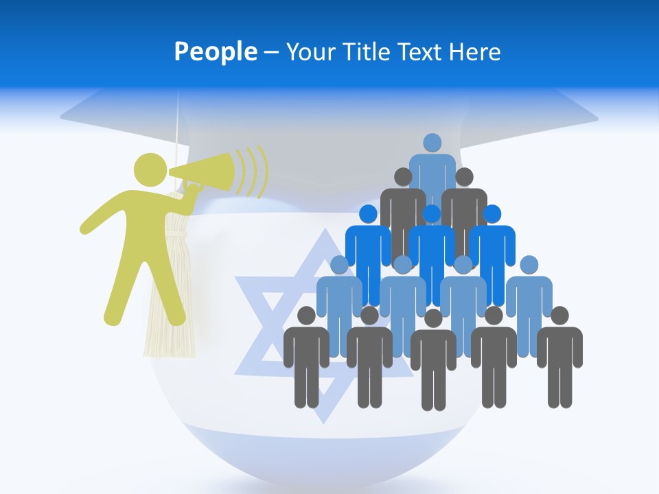 Ribbon Celebration White PowerPoint Template