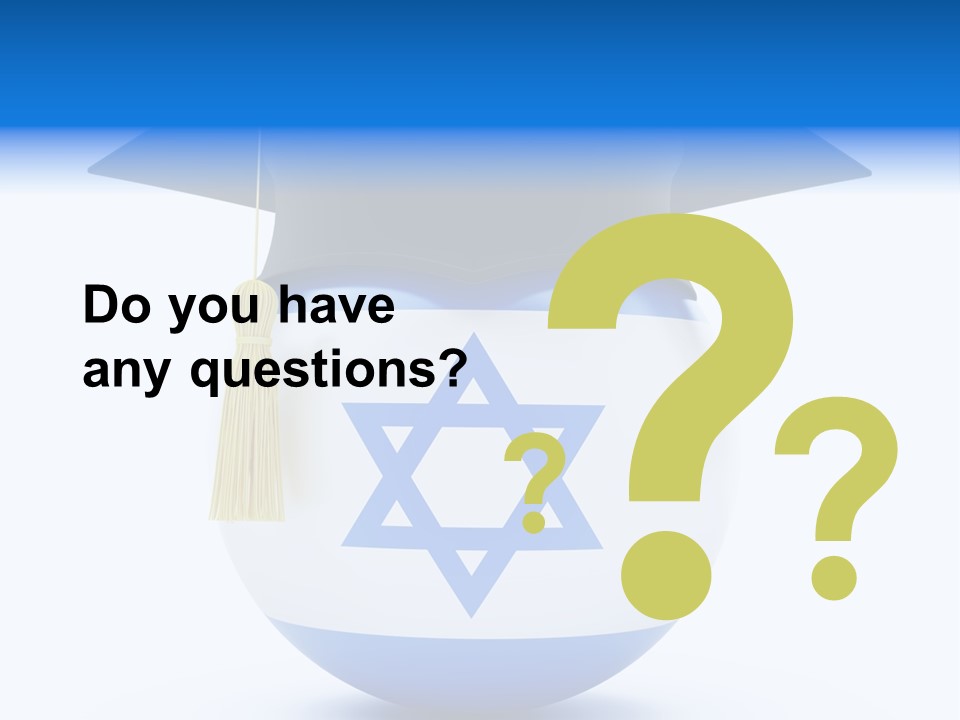 Ribbon Celebration White PowerPoint Template