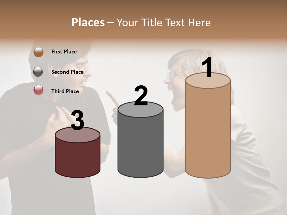 Fend Astonished Anger PowerPoint Template