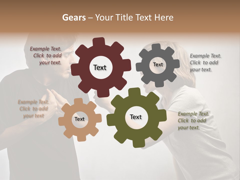 Fend Astonished Anger PowerPoint Template