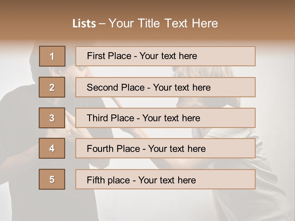 Fend Astonished Anger PowerPoint Template