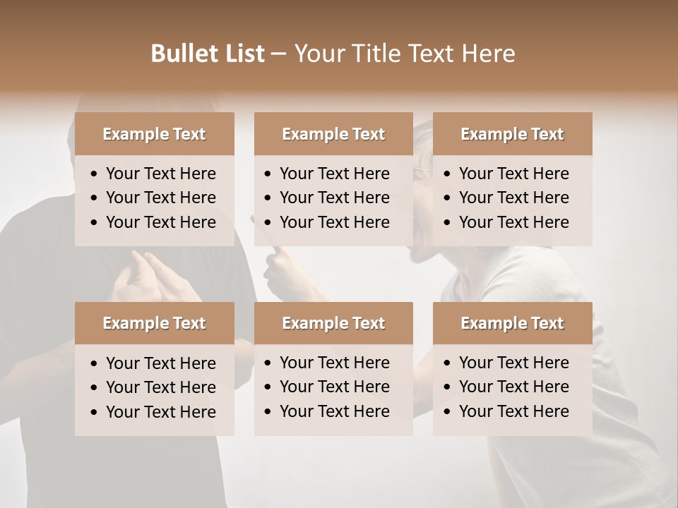 Fend Astonished Anger PowerPoint Template