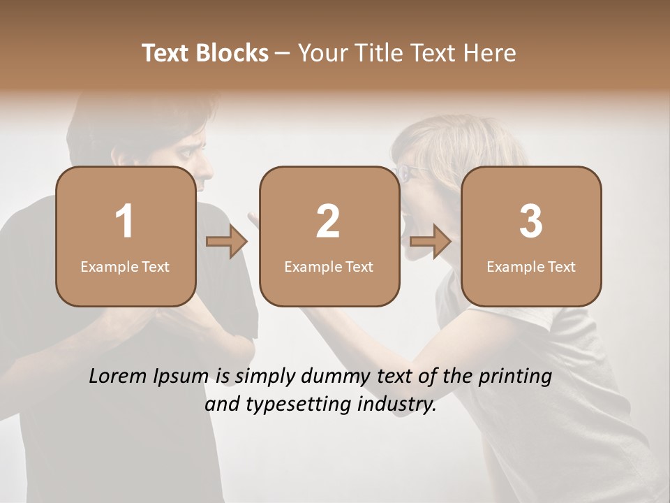 Fend Astonished Anger PowerPoint Template