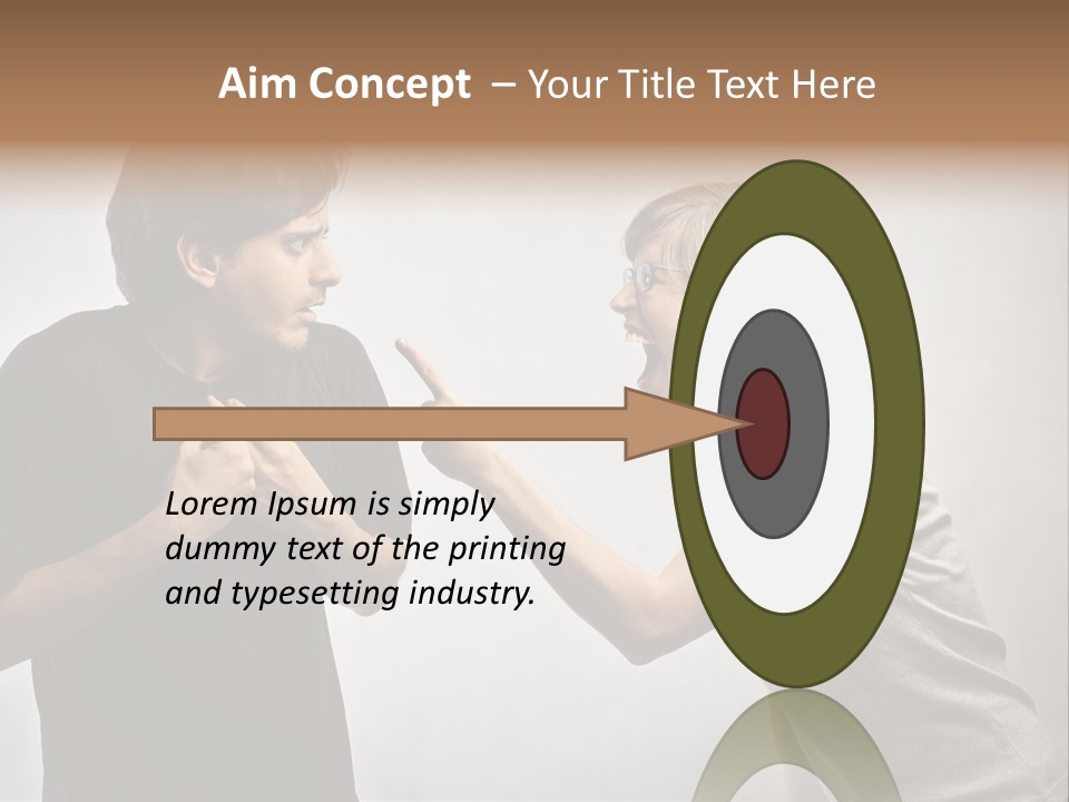 Fend Astonished Anger PowerPoint Template