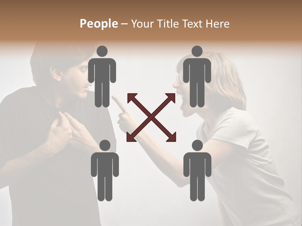 Fend Astonished Anger PowerPoint Template