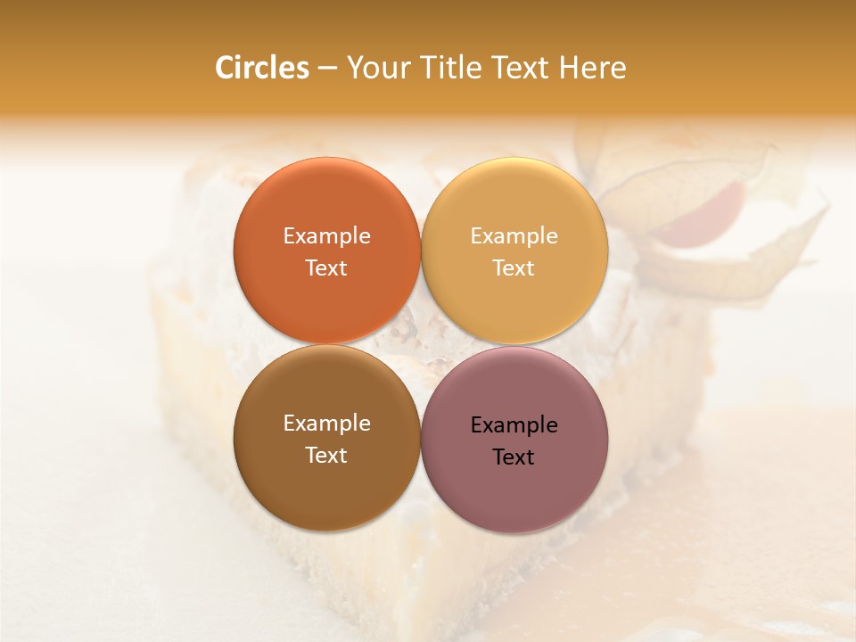 Snack Creamy Meringue PowerPoint Template