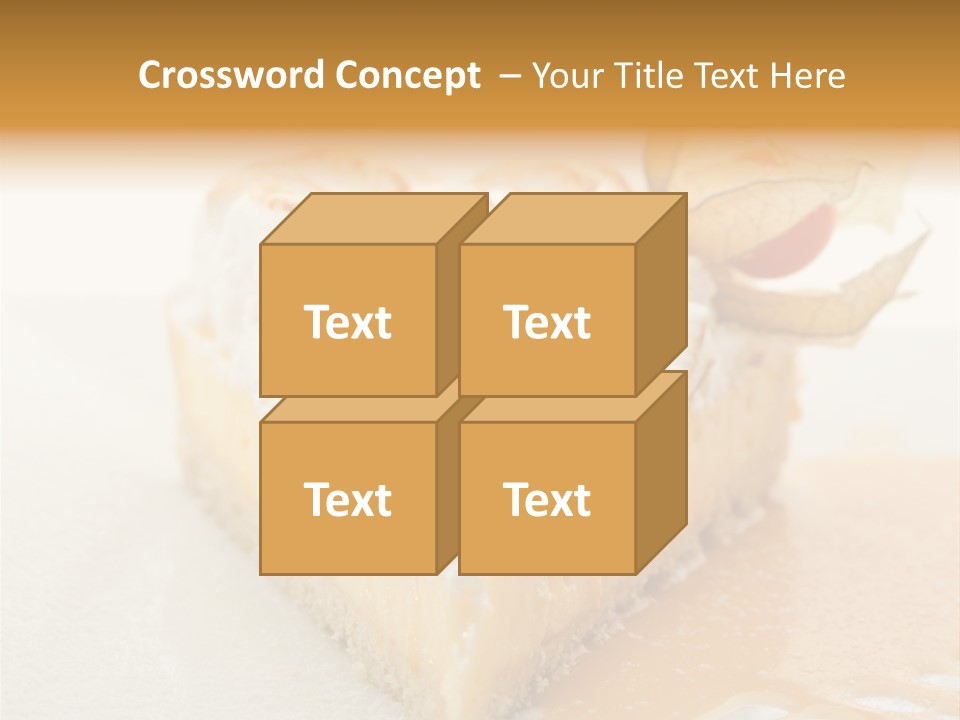 Snack Creamy Meringue PowerPoint Template