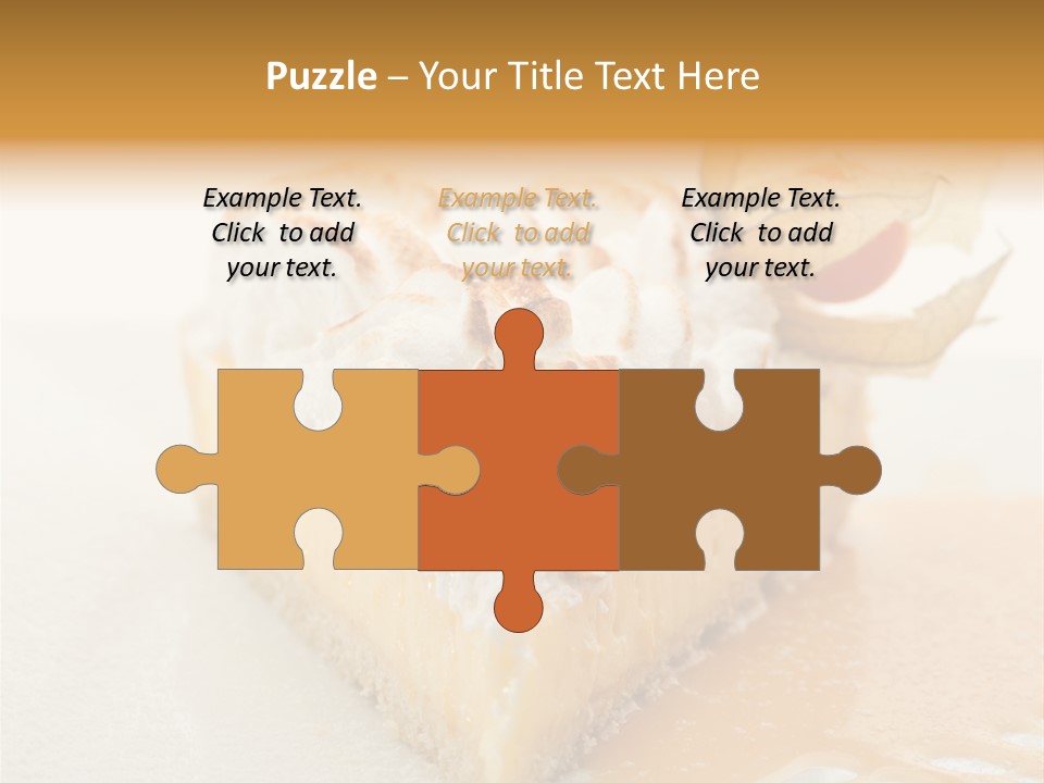 Snack Creamy Meringue PowerPoint Template