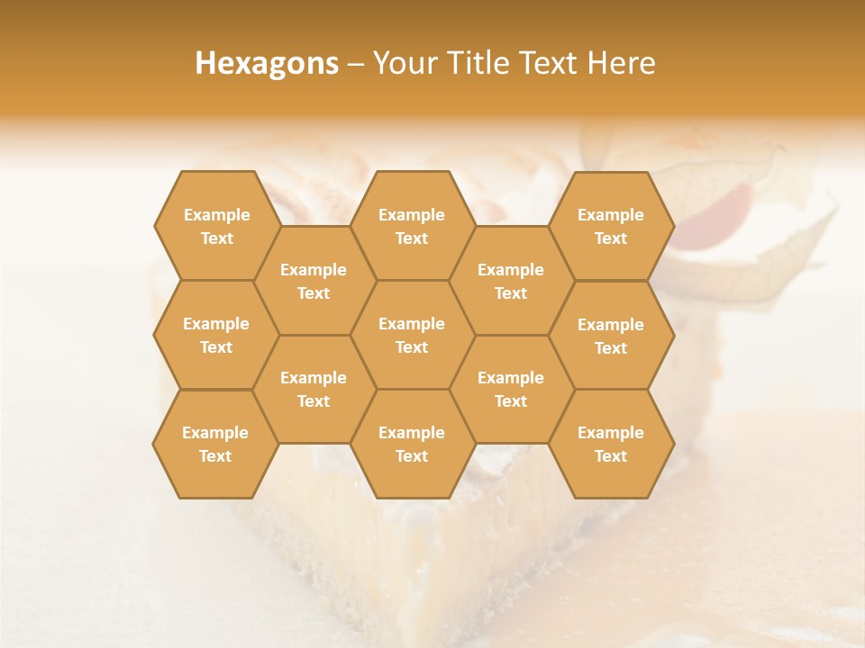 Snack Creamy Meringue PowerPoint Template