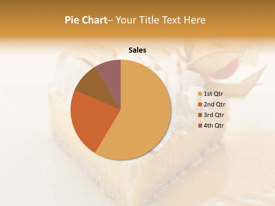 Snack Creamy Meringue PowerPoint Template