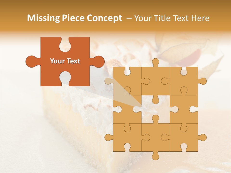 Snack Creamy Meringue PowerPoint Template