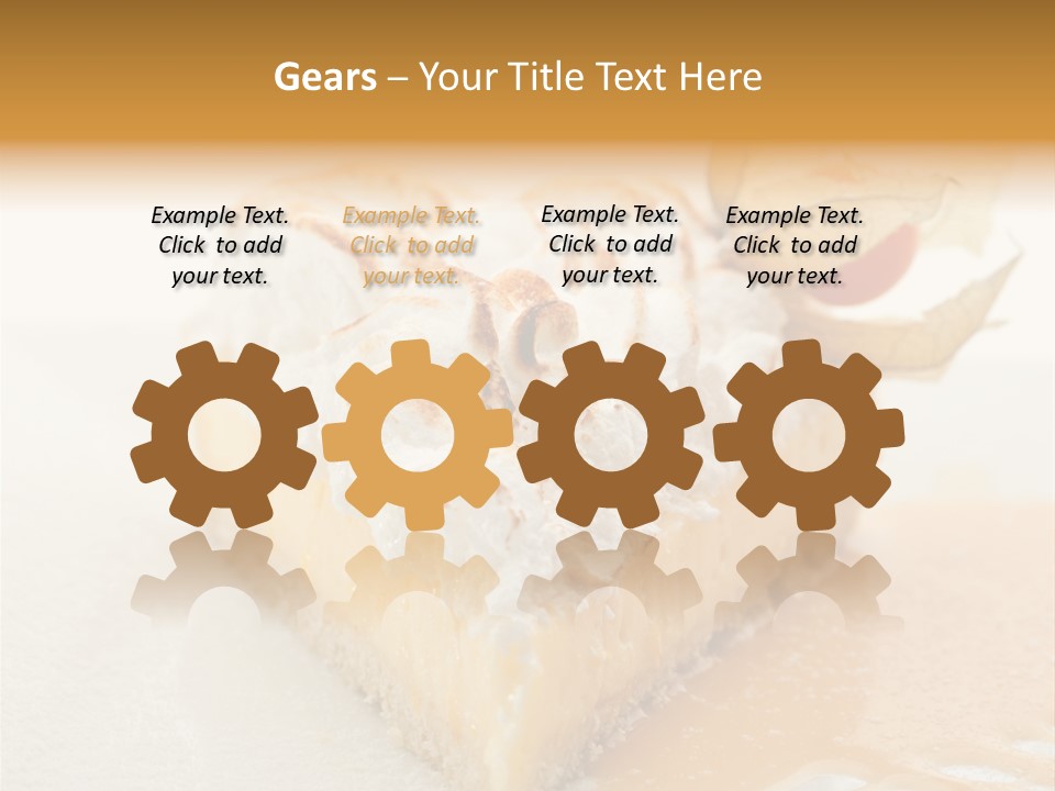 Snack Creamy Meringue PowerPoint Template