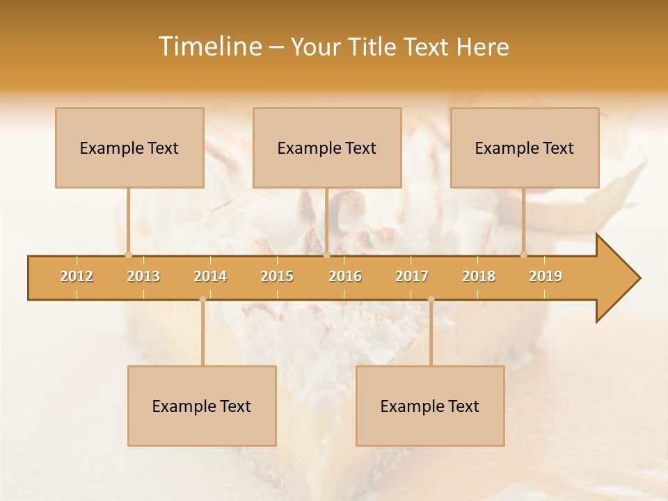 Snack Creamy Meringue PowerPoint Template