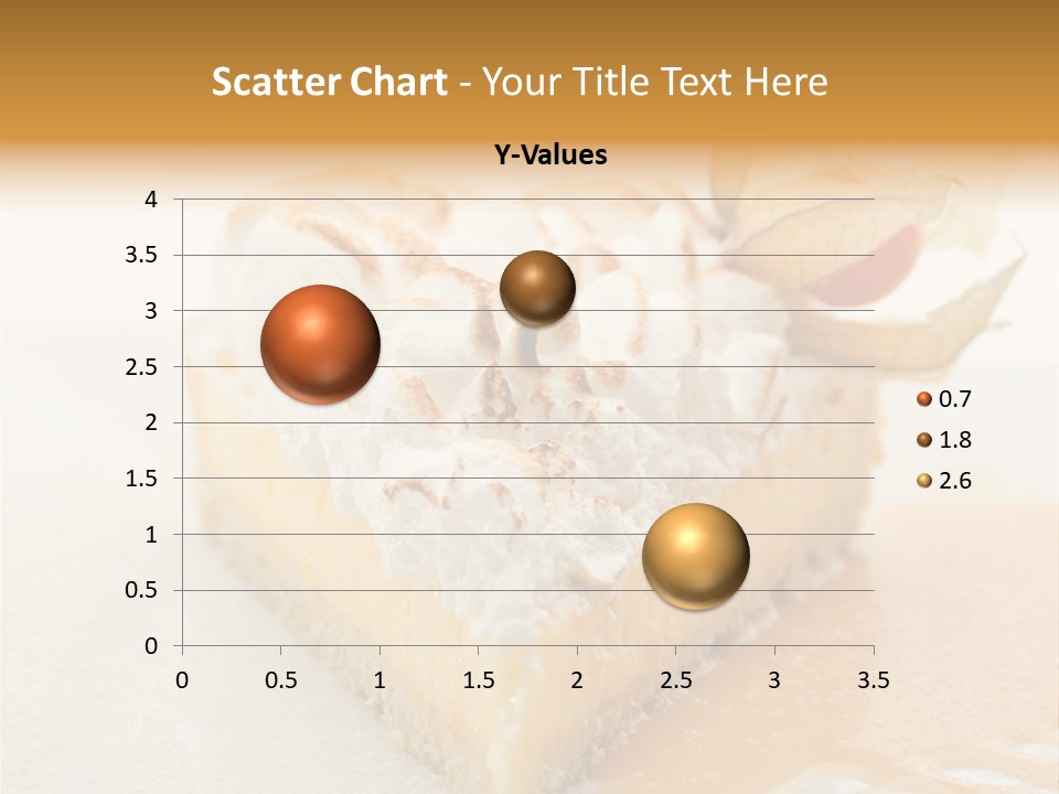 Snack Creamy Meringue PowerPoint Template