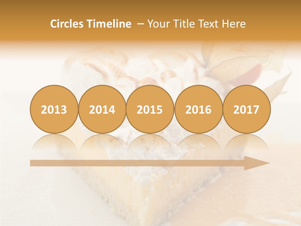 Snack Creamy Meringue PowerPoint Template