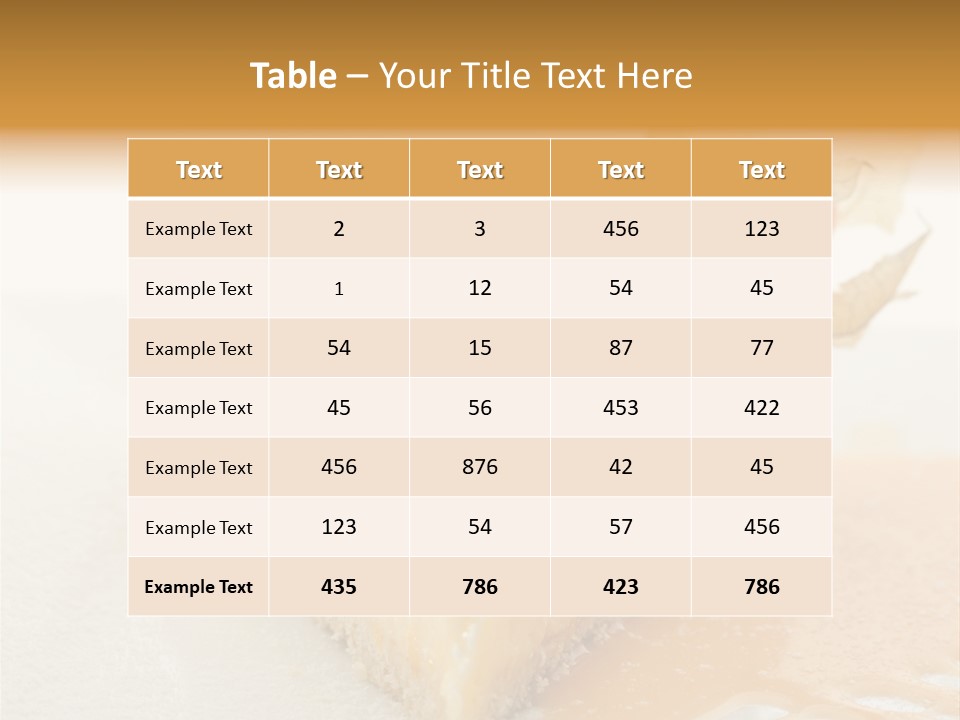 Snack Creamy Meringue PowerPoint Template