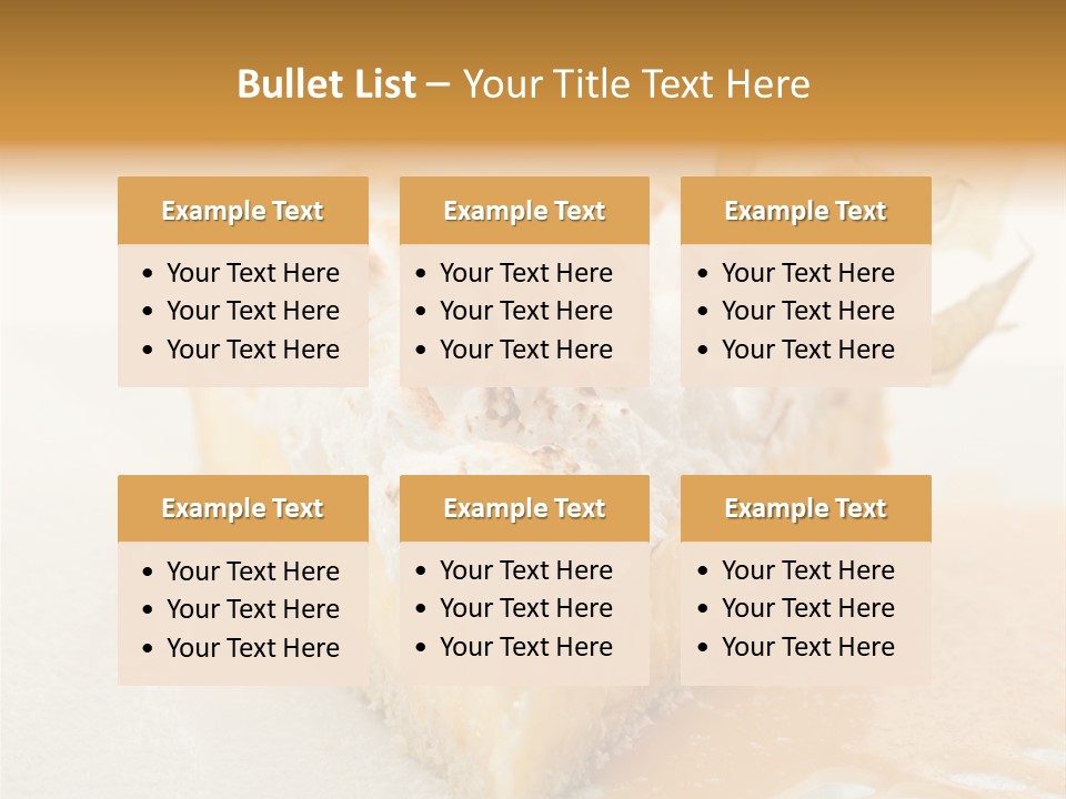 Snack Creamy Meringue PowerPoint Template