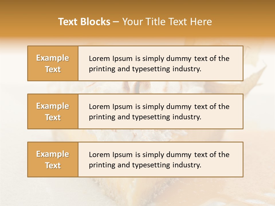 Snack Creamy Meringue PowerPoint Template