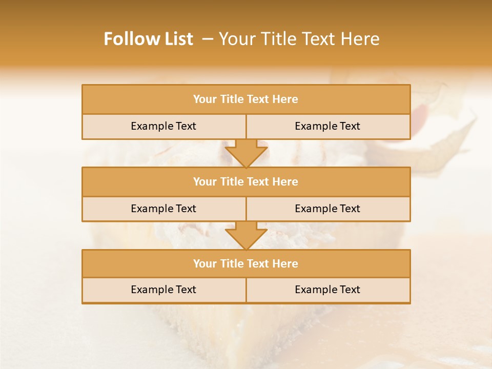 Snack Creamy Meringue PowerPoint Template