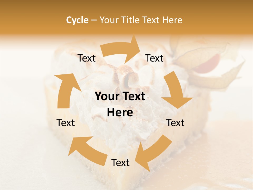 Snack Creamy Meringue PowerPoint Template