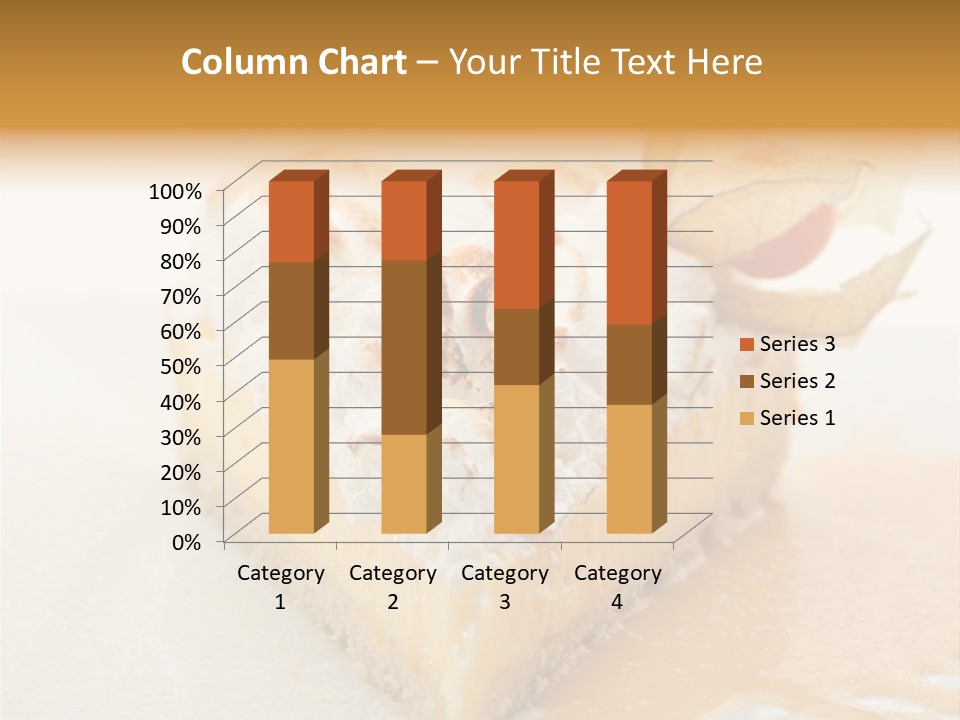 Snack Creamy Meringue PowerPoint Template