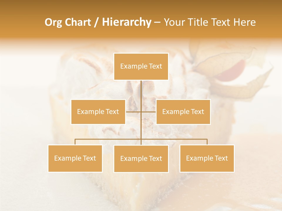 Snack Creamy Meringue PowerPoint Template