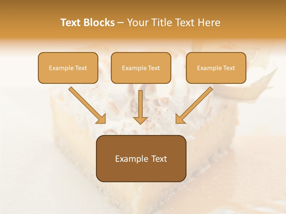 Snack Creamy Meringue PowerPoint Template