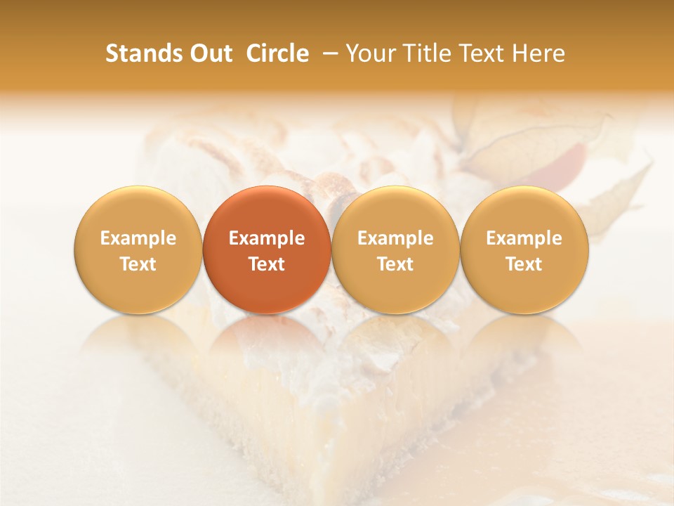 Snack Creamy Meringue PowerPoint Template