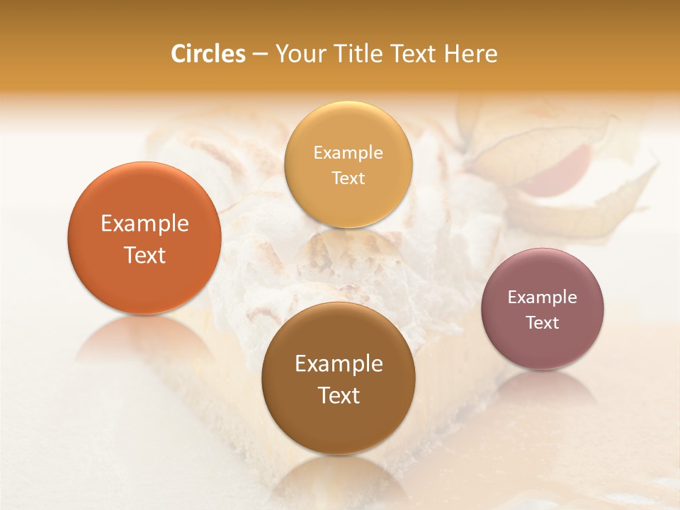 Snack Creamy Meringue PowerPoint Template